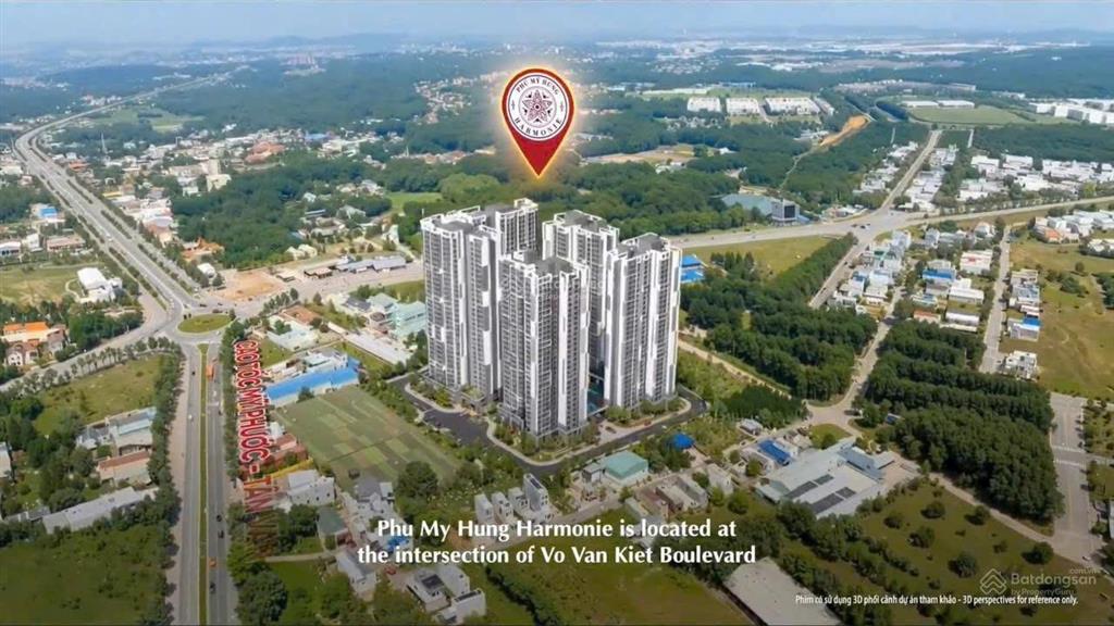 Mở bán dự án harmonie phú mỹ hưng. giá chỉ 44tr/m2. chiết khấu cao. vay ls 0%, ân hạn 29 tháng