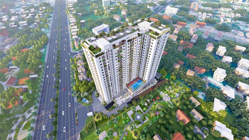 Bán căn hộ minh quốc plaza phường bình dương 84m2, 2pn, 2wc, 2 ban công căn góc, sẵn sổ