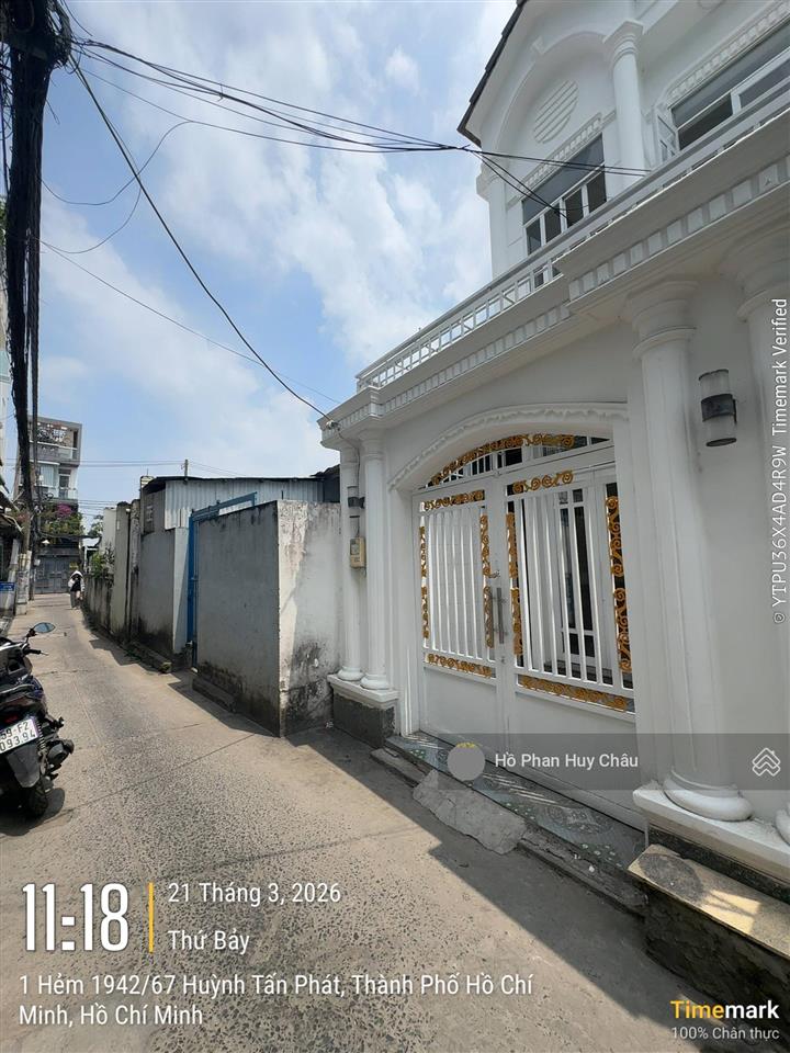 Hot 4x20m chỉ 5.75 tỷ hxh huỳnh tấn phát, nhà bè