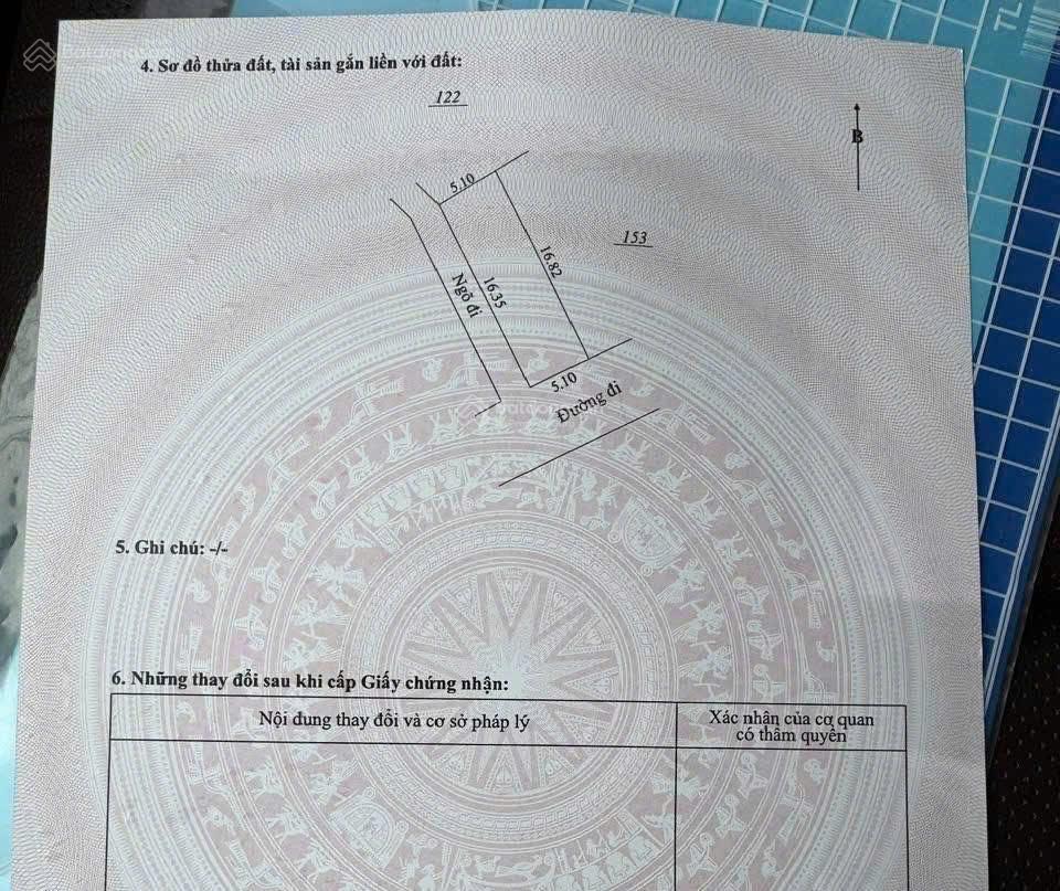 Bán lô đất góc 2 mt, khu phố an tảo, dt 85m2. mt 5.1m giá 3.65 tỷ