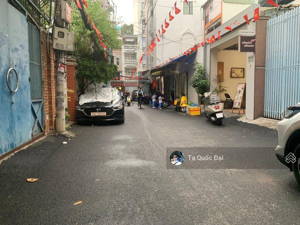 Quận 3 lê văn sỹ 61.2m2 9.5 tỷ hẻm ô tô tránh 3 tầng