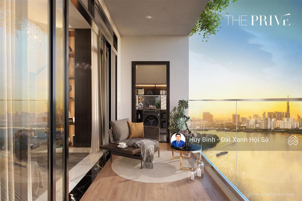 Căn 1pn 50m2 the privé view sông đẹp giá tốt chủ bán 5,65 tỷ (100%), thanh toán tiến độ 2%