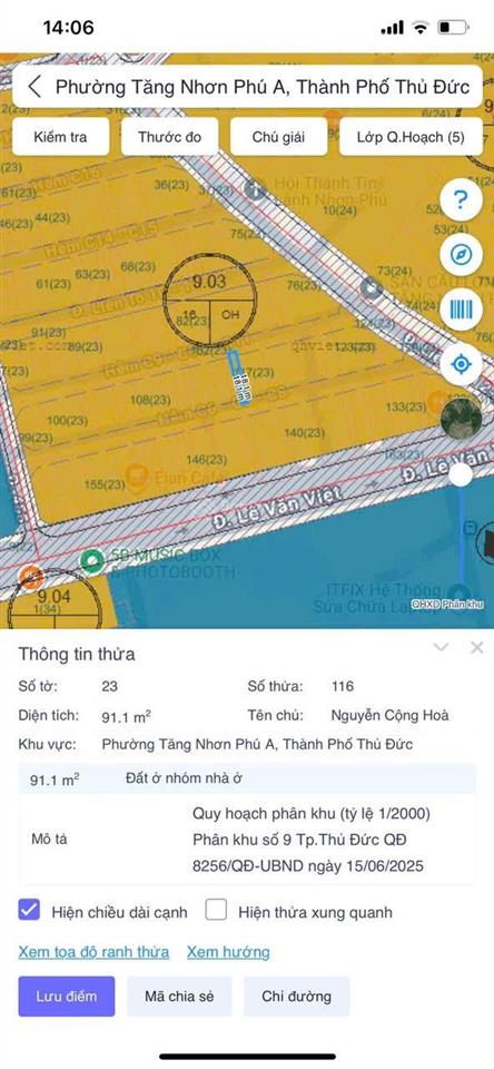 Bán nhà 2 mặt tiền trước sau đường 455 lê văn việt