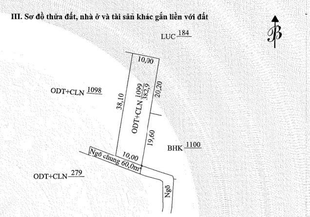 Bán thửa đất 382.9m2 tại td1099, xuân nguyên, nguyên bình, nghi sơn, thanh hóa 05113047