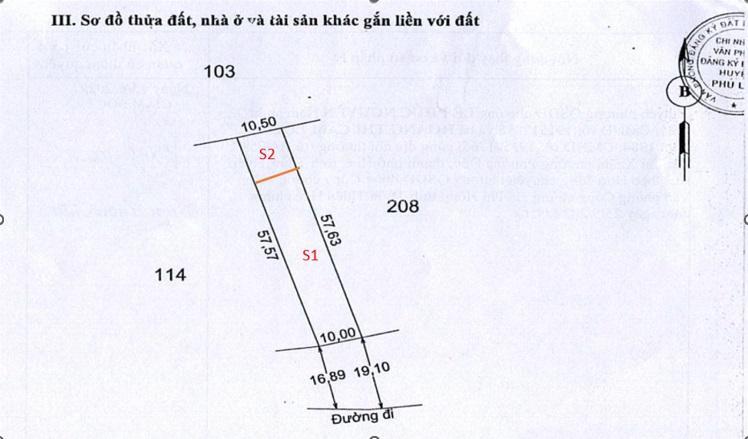 Bán thửa đất 588,2m2 tại td209, xã lộc thủy, huyện phú lộc, tỉnh thừa thiên huế 03616564