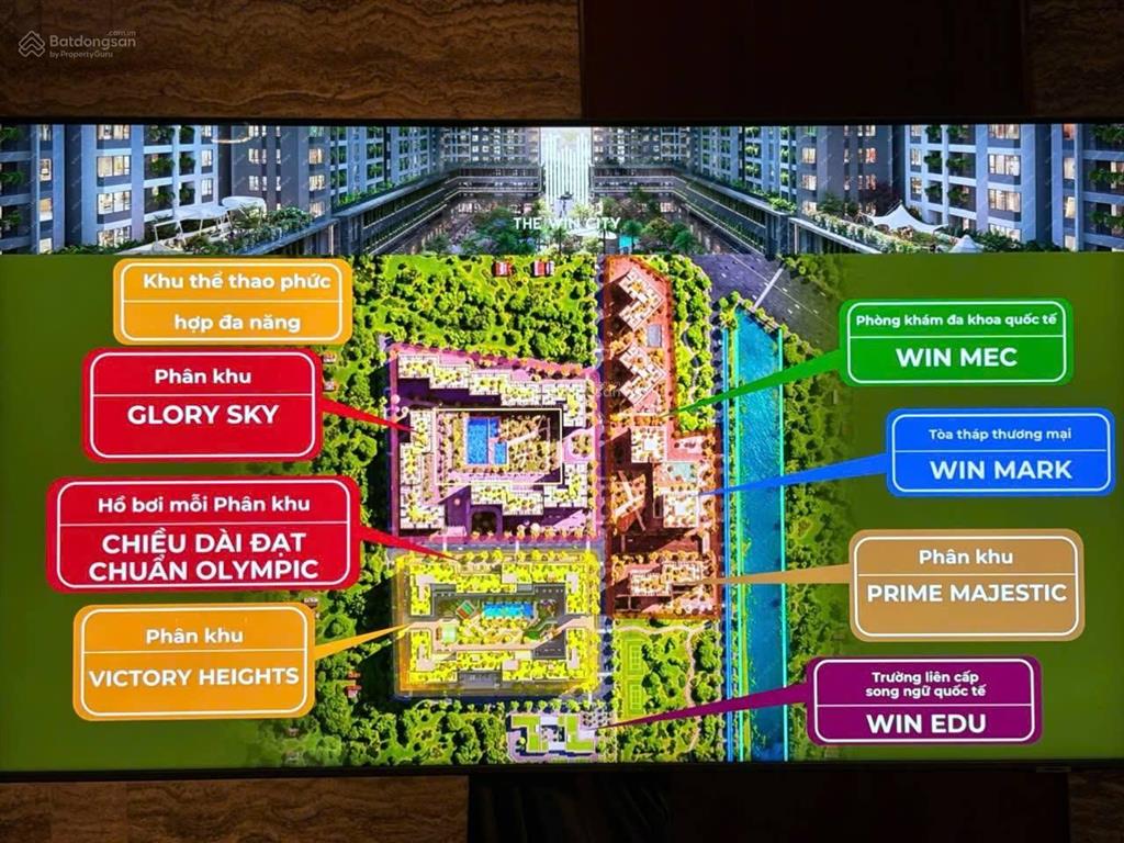 Bán căn hộ 2pn view đẹp tại the win full nội thất an cường, miễn pql 2 năm giá 1 tỷ 575