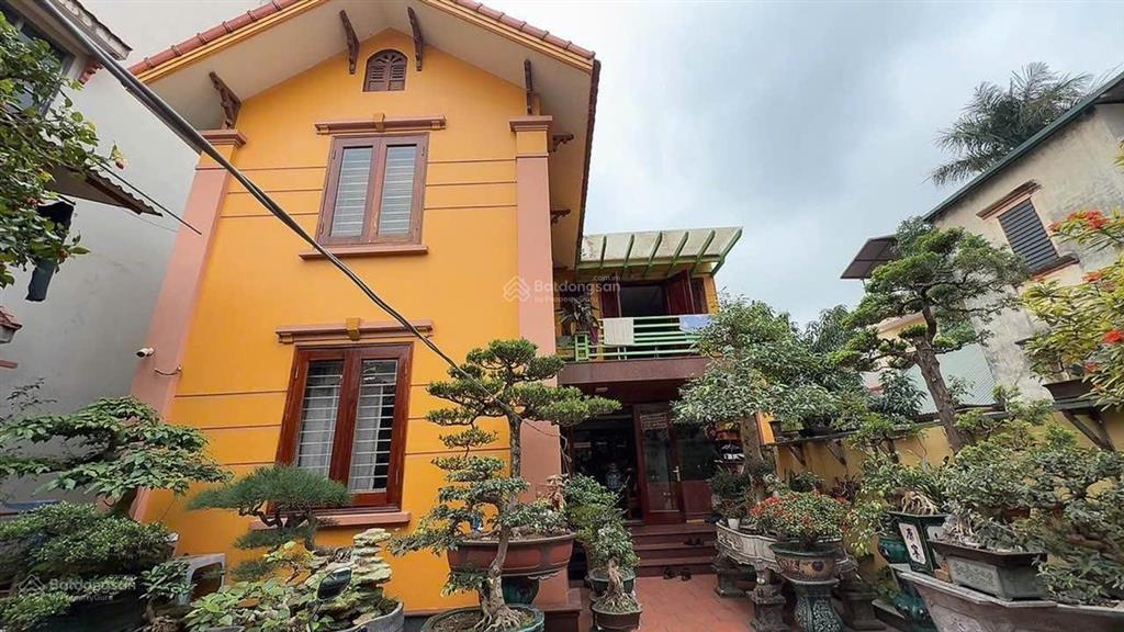 Bán biệt thự sân vườn 2 tầng thôn nhuế, kim chung, đông anh, 170m2, mt 8m, ô tô tránh