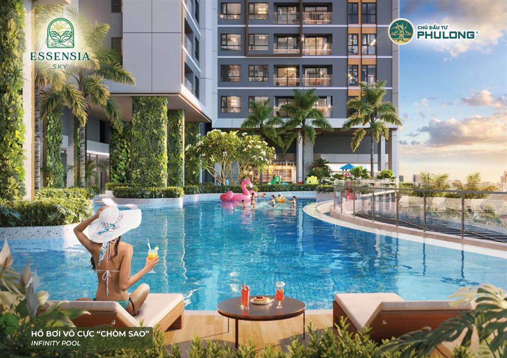 Giá tốt đầu tư căn hộ essensia sky 2pn2wc view hồ bơi, dt 81m2, tầng đẹp mai linh 0901 377 ***