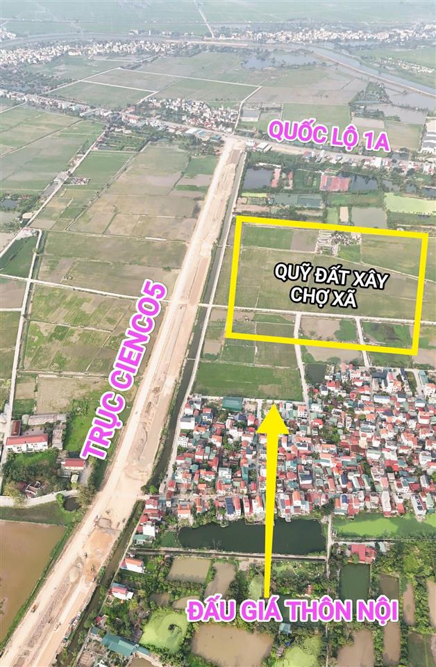 Bán đất đấu giá châu can 65m² nằm sát trục cienco5, sát quốc lộ 1a. tiềm năng! chỉ hơn 3 tỷ