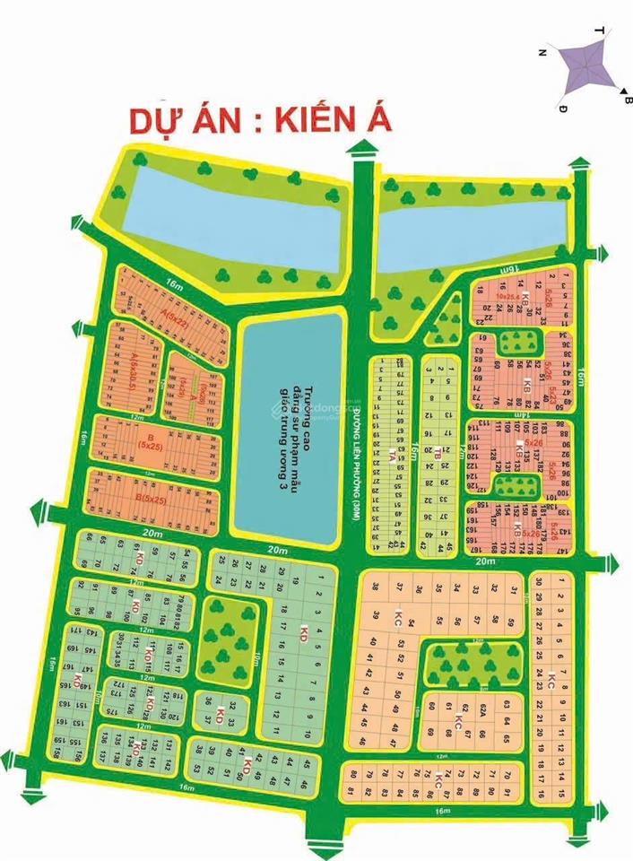 Bán lô đất 5x22 khu dân cư kiến á, đối diện global city
