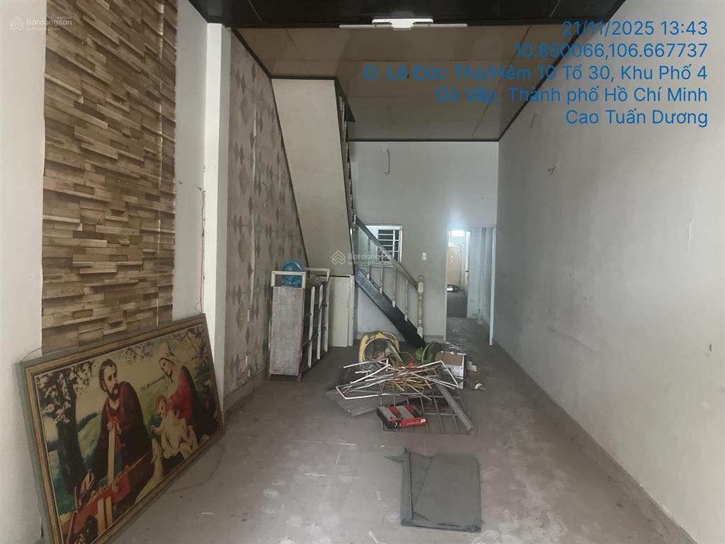 Bán đất tại thửa đất 1, tờ bản đồ 48, 862/44/16 lê đức thọ, gò vấp, hồ chí minh. diện tích 105m2