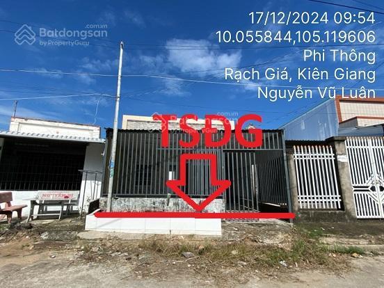 Bán đất có nhà cũ tại xã phi thông, rạch giá, kiên giang, 108m2, đẹp, nhiều tiện ích