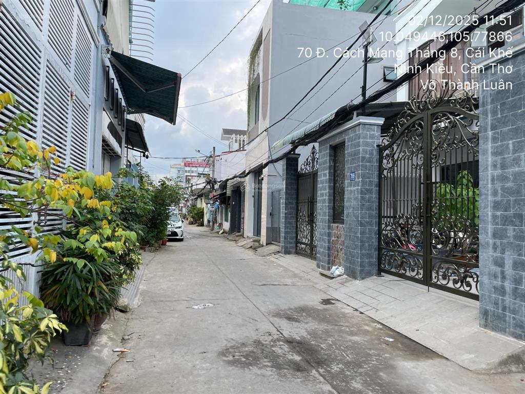 Ngân hàng bán trực tiếp 74.4m2, tại td169, hẻm 70, cách mạng tháng tám, cái khế, cần thơ04889770
