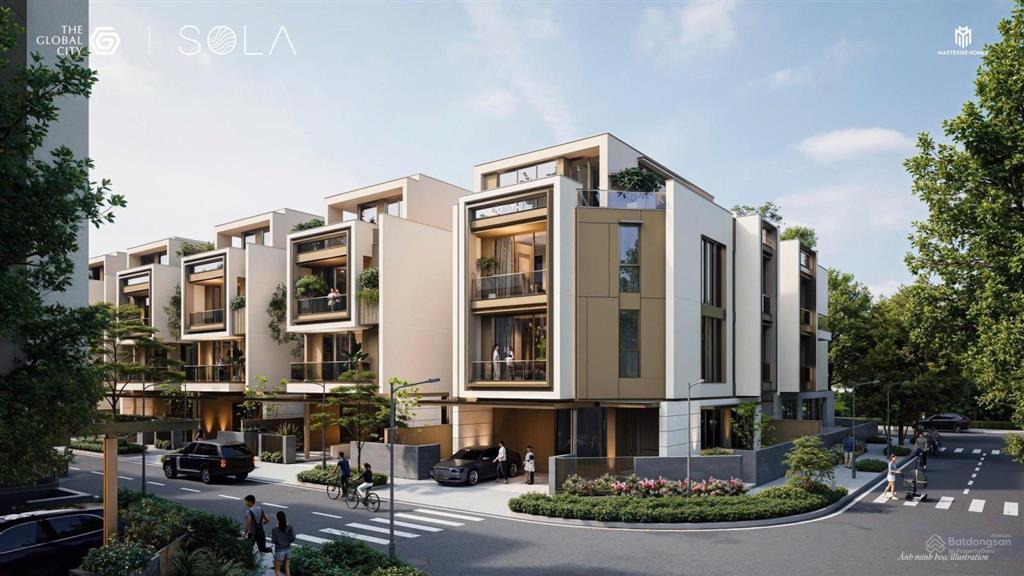 Biệt thự sola the global city mua trực tiếp cđt khu compound diện tích 152m2 giá 59tỷ
