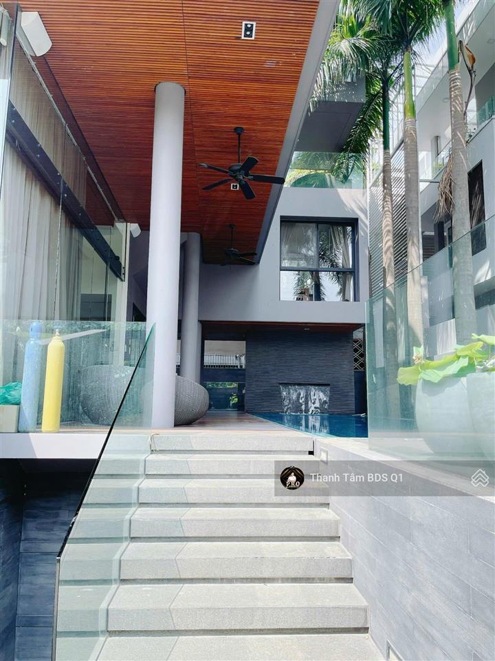 Siêu ngon biệt thự hồ bơi ngay nguyễn văn hưởng thảo điền 12x30m 390m2 58 tỷ 91,375tr/th