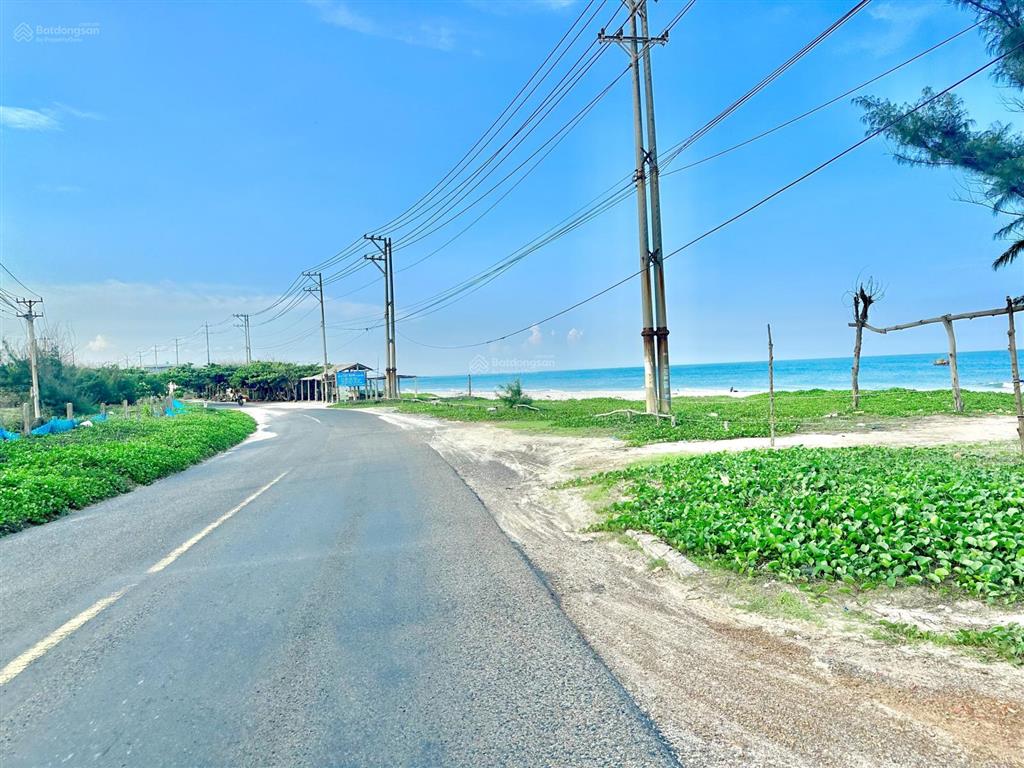 Bán đất mặt tiền đường chính, gần biển, gần các resort 5 sao, mà giá chỉ 1.5 tr/m2 có 200m2 thổ cư