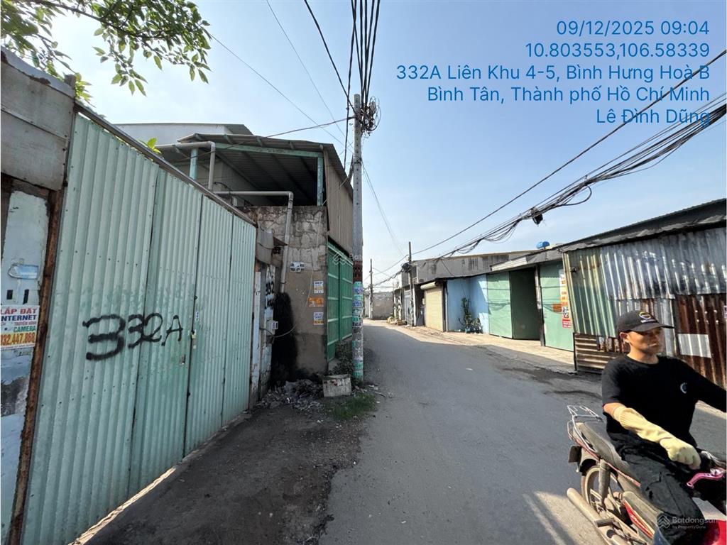 Ngân hàng bán trực tiếp 287.3m2 đất tại td355, 322b liên khu 4 5, kp4, bình tân, hcm 03139385