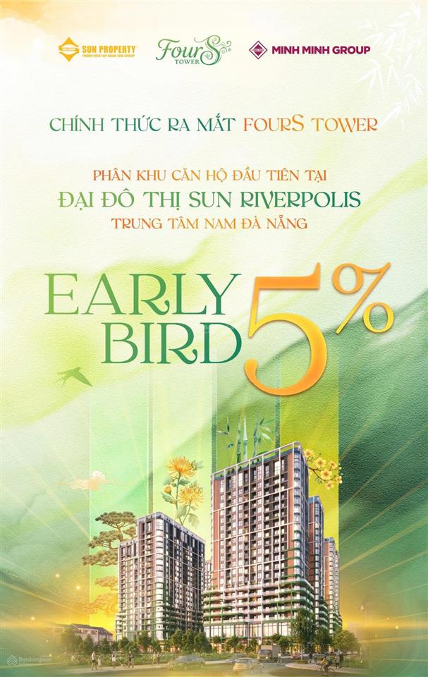 Quỹ 12 căn đẹp nhất dự án fours tower trung tâm hoà xuân view biển & pháo hoa