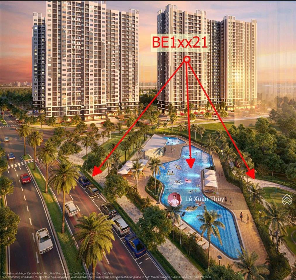 Chỉ 2.620 tỷ sở hữu căn studio 36m2, thiết kế thành 1 ngủ, đã nhận nhà, đông bắc. 0869 547 ***