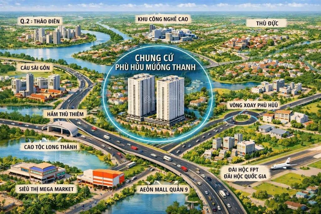 Chung cư mường thanh giá chỉ 45 triệu/m² có ban công tâm điểm thị trường khu đông