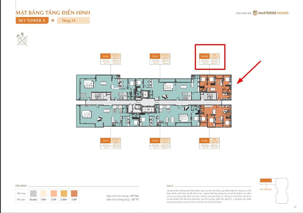 Chính chủ cắt lỗ căn góc 3n cùng tầng duplex tòa sky tower a đan phượng (masteri sky quarter)