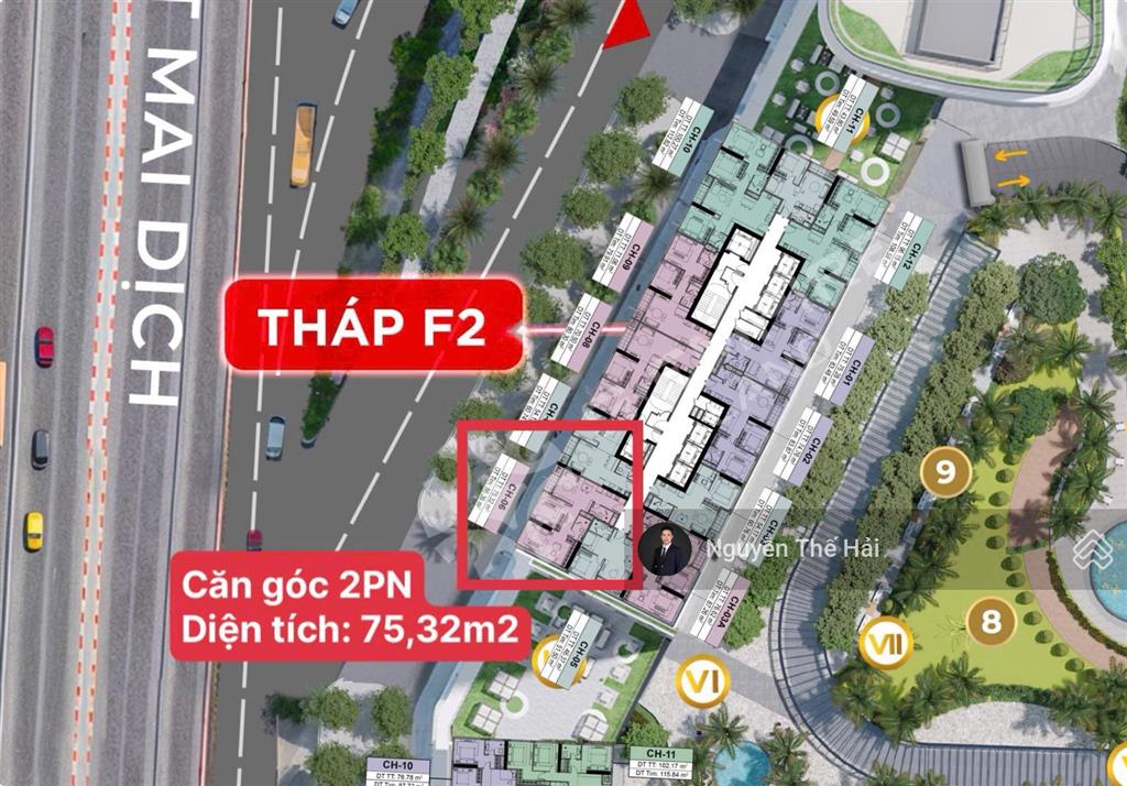 Căn góc 2pn giá 10,8 tỷ, diện tích 86,3m2, tầng cao, view ngã tư phạm hùng, tòa sun feliza cầu giấy