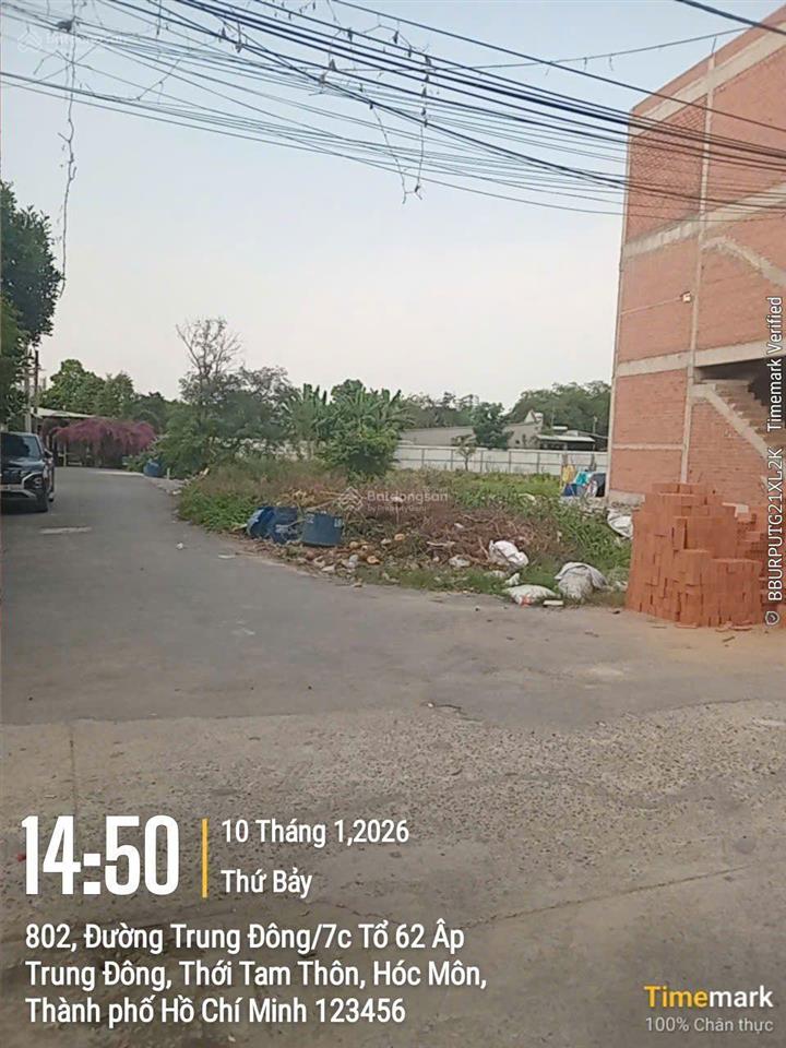 Đất góc 2mt đường trung đông 7 vào 50m giá tốt