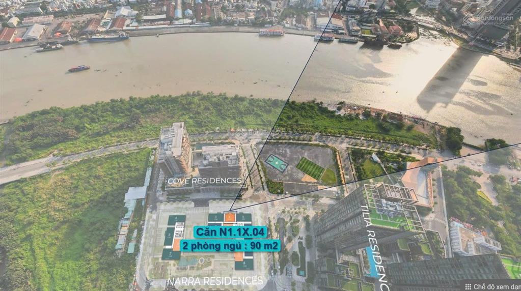 Narra residences căn 2 phòng ngủ view nội khu & tòa 88 tầng giá tốt nhất thị trường