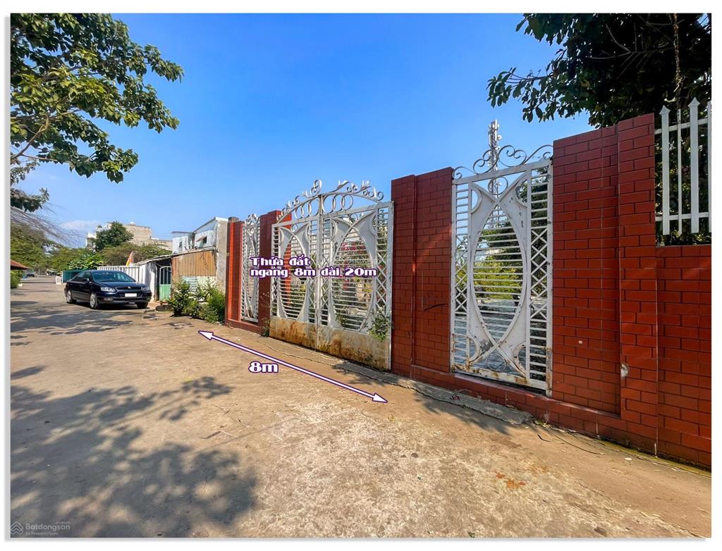Đất 8x20m (160m2), chỉ 5,2 tỷ (32.5 triệu/m2), ngay cổng kcn hiệp phước