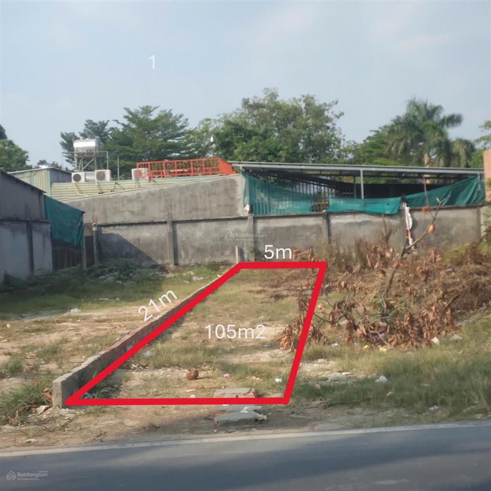 Bán nhanh 105m2 đường cây trôm, gần ngã ba mỹ khánh phước hiệp. sổ hồng riêng giá full 950tr