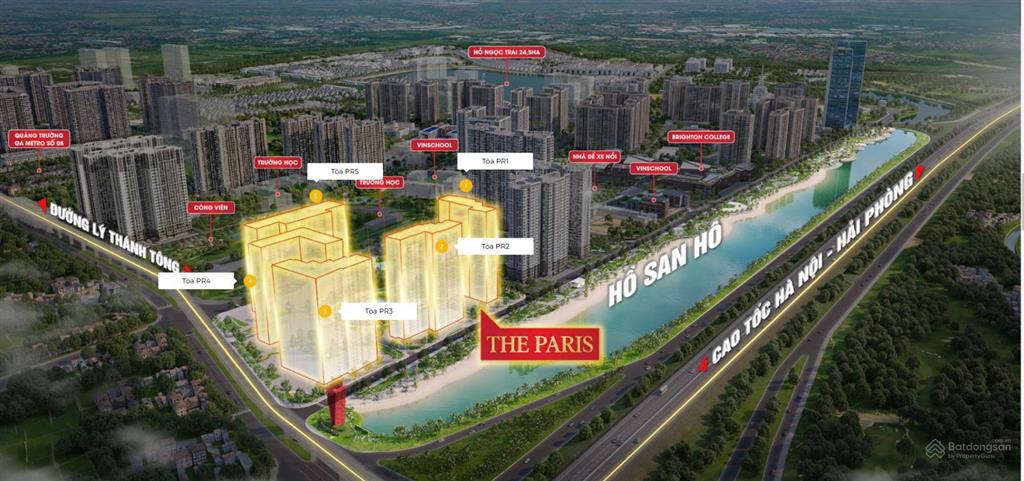 Bán căn góc 2pn tại the paris 3 vinhomes ocean park, 4,7 tỷ, 64m2 bc đông nam
