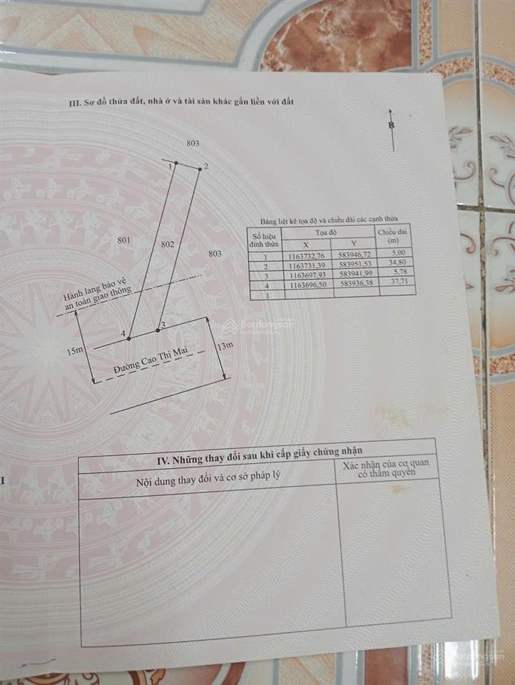 Bán gấp lô đất full thổ đường cao thị mai trung tâm thị trấn tân trụ dt 181m2 giá chỉ 7 tỷ