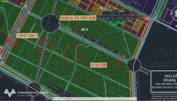 Bán đất vành đai 3 đường Kênh 10, Lê Minh Xuân, Bình Chánh