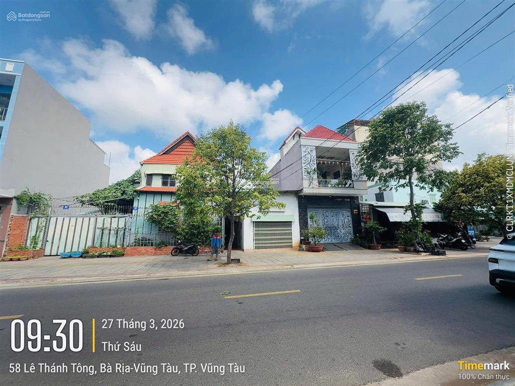 Bán nhà mặt tiền lê thánh tông (dt 120.7m2) + vuông vắn đẹp. giá cực tốt chỉ 9 tỷ 2 tl