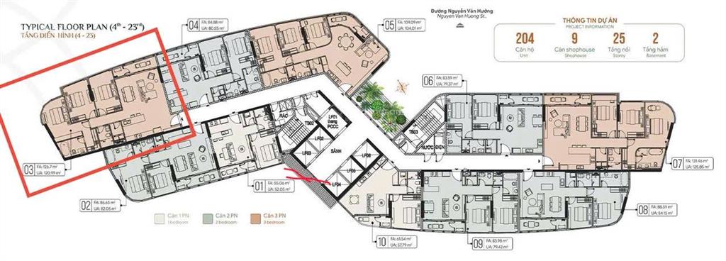 Chốt giá 20.3 tỷ căn 3pn 127m2 căn góc view sông trực diện, rẻ nhất thị trường, xem nhà