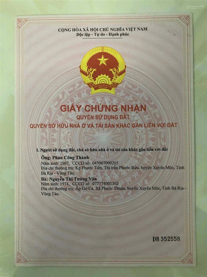 Bán đất nền trung tâm chính chủ tại hẻm 160 đ. hùng vương, 2,5 tỷ, 539.5m2 cách biển hồ tràm ~5km