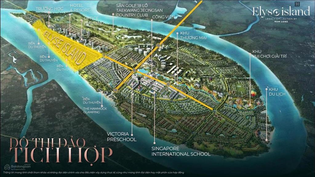 Suất ngoại giao mặt sông hiếm biệt thự đơn lập đảo elyse island, dt 20x22.5m, giá chỉ 59.5tỷ