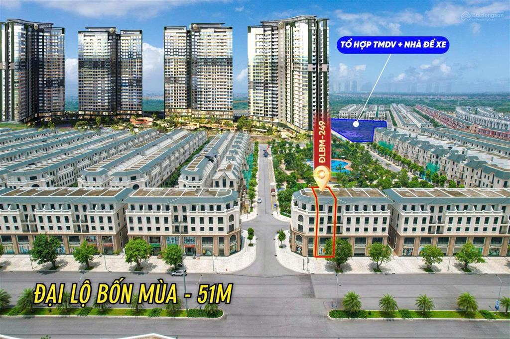 Shop đại lộ đường 51 m view công viên. diện tích 110m2 giá chỉ 15 tỷ kinh doanh tốt. 0978 998 ***