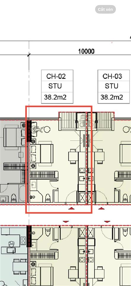 Độc quyền studio view sông hồng, công viên, hướng mát, nội thất cao cấp giá 2,418 tỷ (70tr/m2)