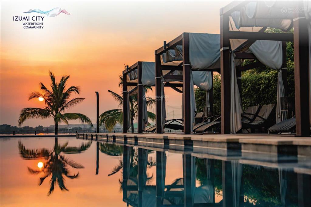 Suất nội bộ nhà 2 mặt tiền view trực diện kênh đào, kđt izumi city, dt 6x19, giá đầu tư 7.68 tỷ