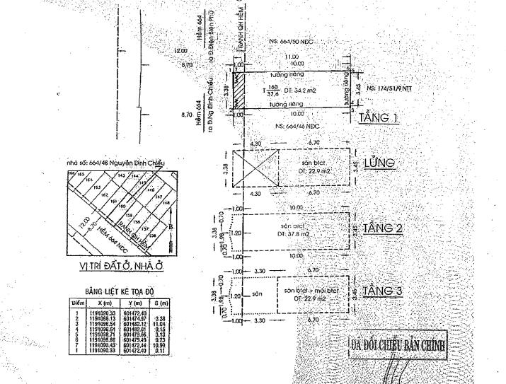Ngân hàng bán trực tiếp nr 34.2m2 tại td160, nguyễn đình chiểu, phường bàn cờ, hcm02909449