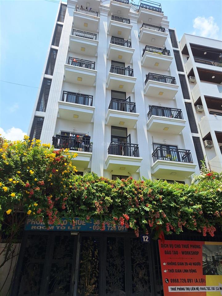 Bán căn hộ dịch vụ mặt tiền đường số lý phục man, phường tân thuận, quận 7. dt 6,23 x 24m