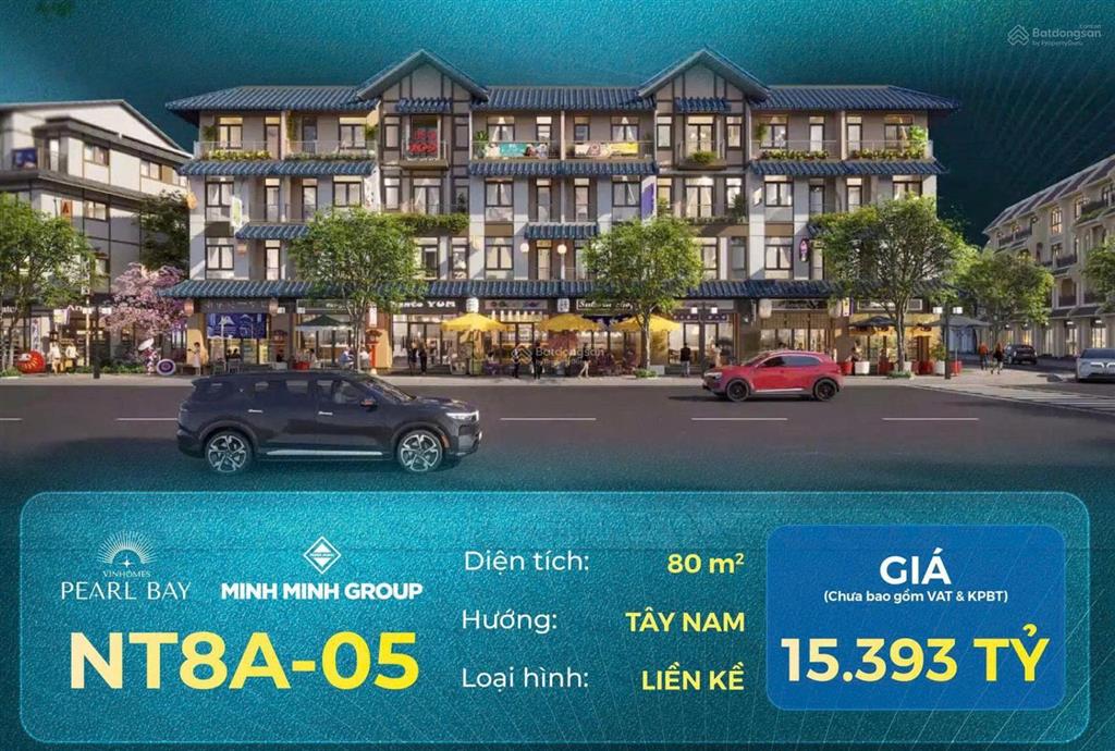 Nt8a05 liền kề 2 mặt tiền * vinhomes pearl bay nha trang * khu ngọc trai sở hữu lâu dài giá đợt 1