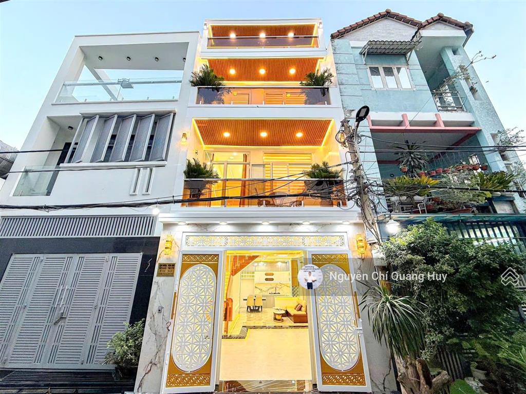 Nhà phố hiện đại vừa hoàn thiện hẻm 6m gò ô môi ngay phú mỹ hưng quận 07 5m x 12m giá 9,96 tỷ