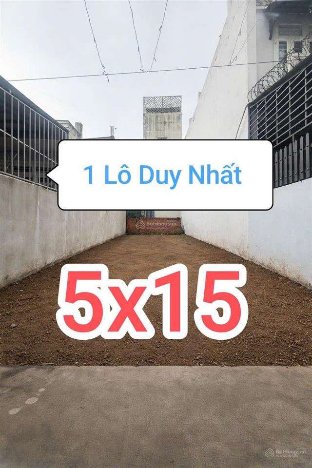Chỉ 3,8 tỷ có ngay đất thổ đẹp hồ học lãm thông lê tấn bê 5m x 15m an lạc hiếm