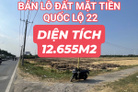 Bán lô đất mặt tiền quốc lộ 22 - 12.655m2 - giá 56 tỷ - Tân Hiệp - Hóc Môn