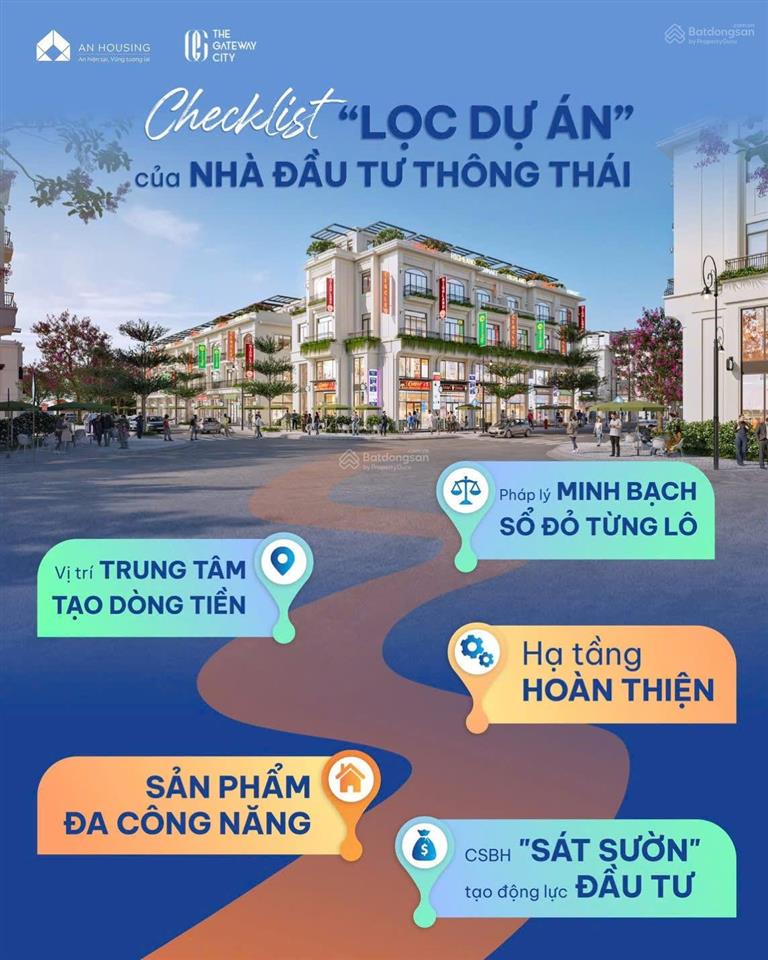 The gateway city trung tâm thị trấn ân thi, sẵn sổ hồng từng căn