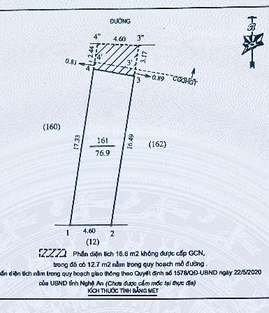 Bán đất khối 2 vinh tân đường 24m kết nối ra đường tránh vinh thuận tiện vận tải