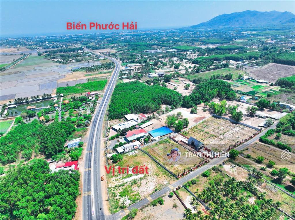 Mặt tiền tỉnh lộ 44b dt 1133m2 sẵn 380m2 thổ cư gần biển phước hải