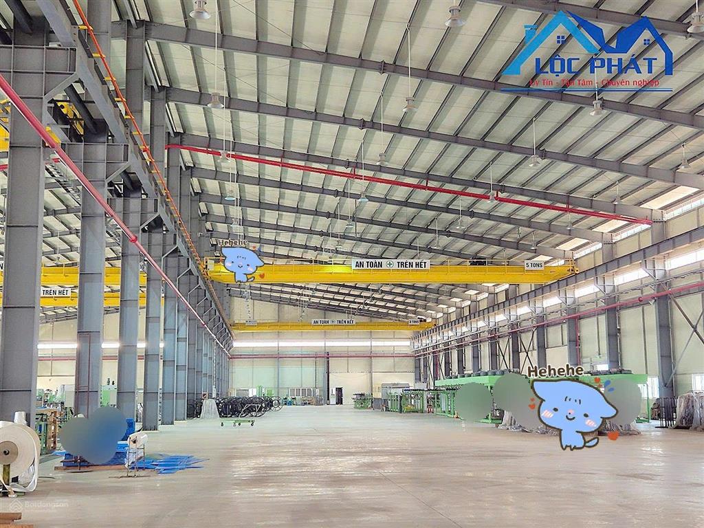 Siêu phẩm nhà xưởng kcn bà rịa hcm 19200m2 chỉ 104 tỷ có 5 cẩu trục
